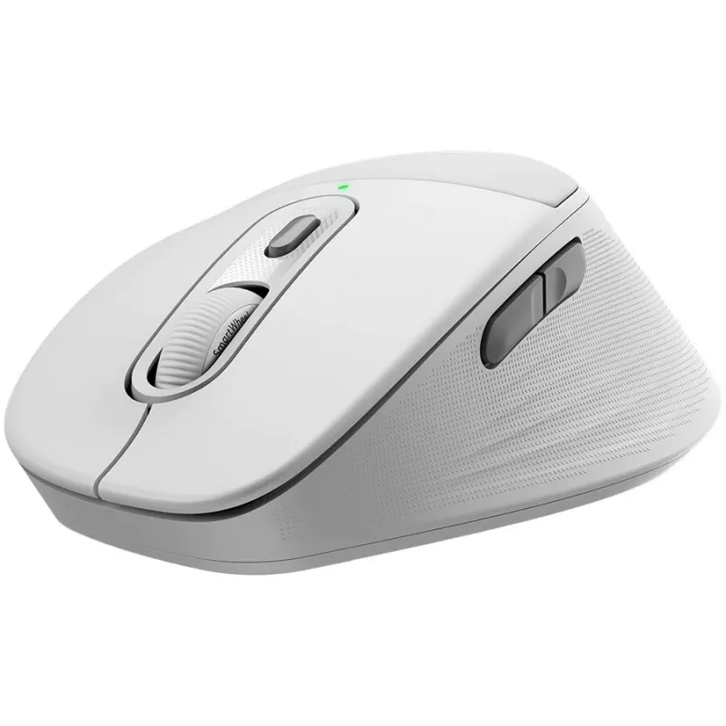 Logitech Signature Comfort Plus M850L Ratón inalámbrico - Blanco roto - Bluetooth