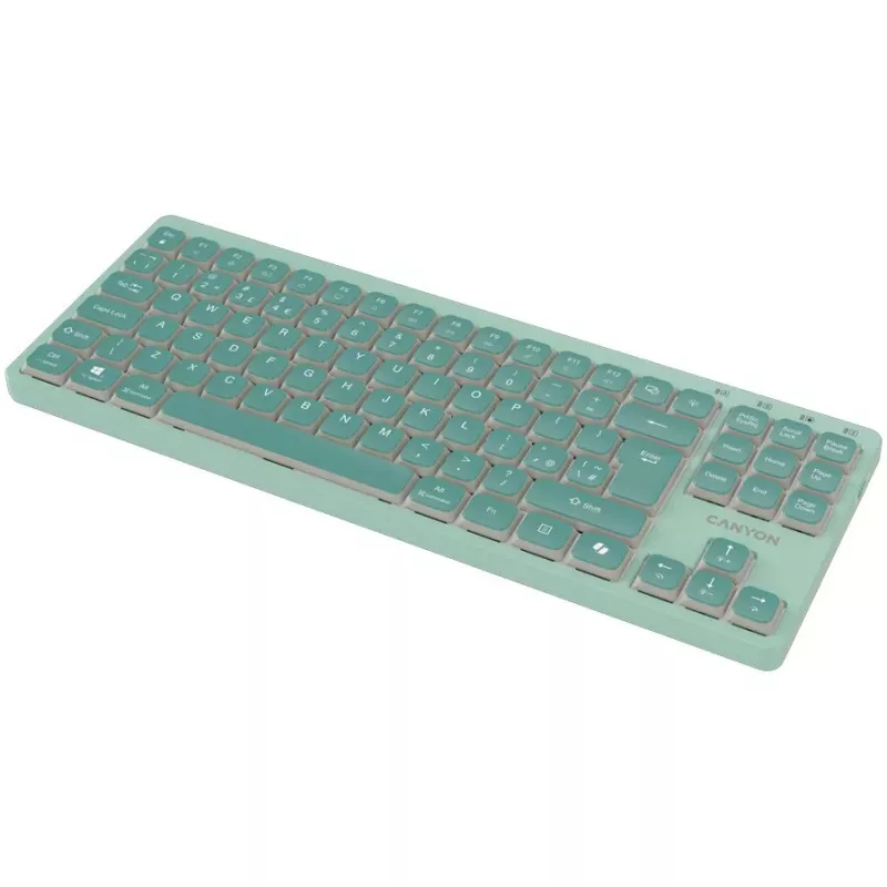 CANYON OnType 10 Low Profile EN Teclado con cable Verde