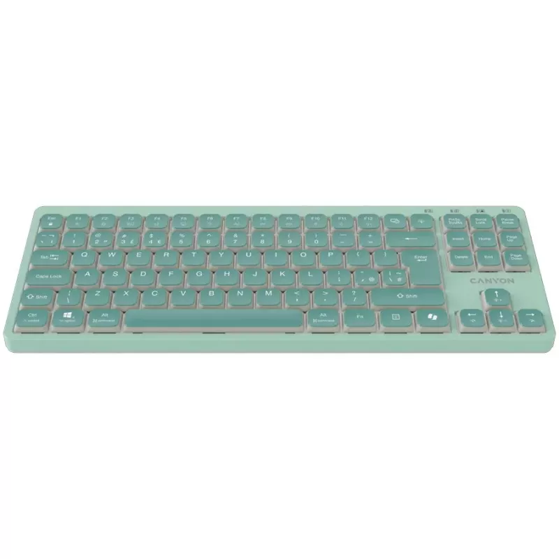 CANYON OnType 10 Low Profile EN Teclado con cable Verde