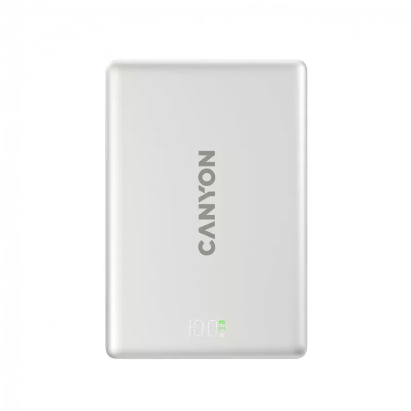 CANYON Batería externa magnética OnPower 511 PD20W 10000mAh Aluminio Star Grey