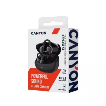 CANYON Auriculares OWS Ear Clips OnFlow 14 Negro