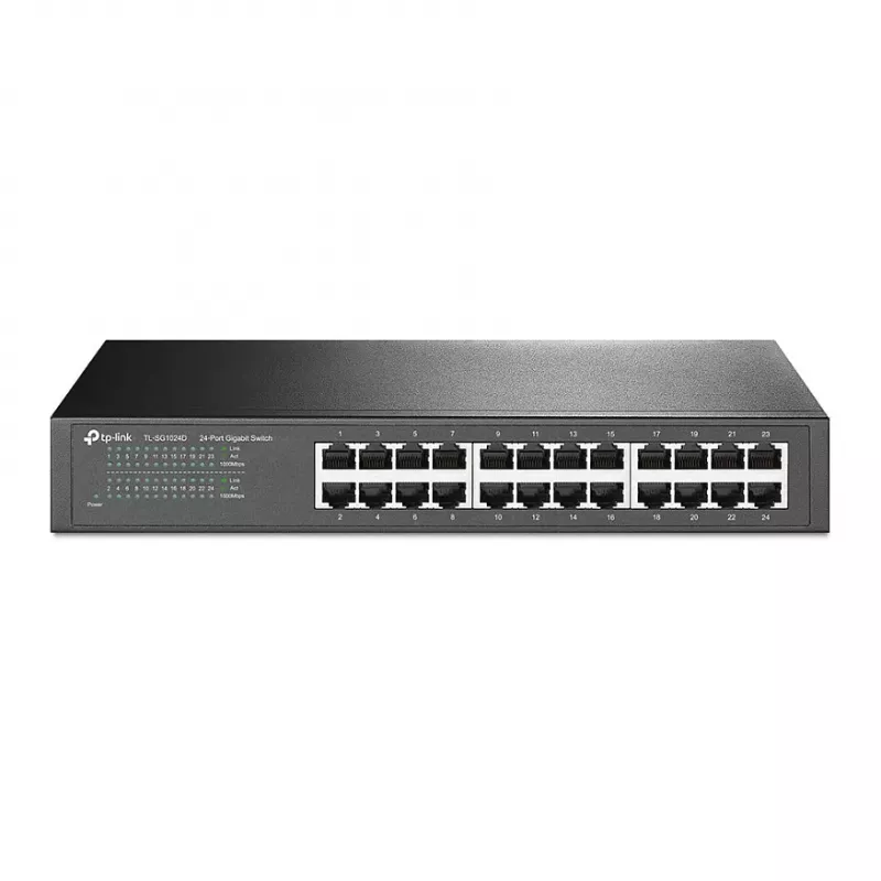 TP-Link TL-SG1024D Switch Gigabit Ethernet de 24 puertos Sobremesa/Rack