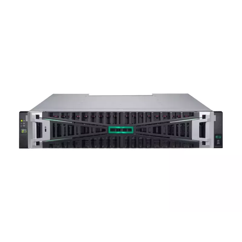 HPE Modular Smart Array 2070 16Gb Fibre Channel SFF Storage - 7.ª Generación - Hybrid Flash Array - 0 TB - 24 bahías SFF - Montaje en rack 2U