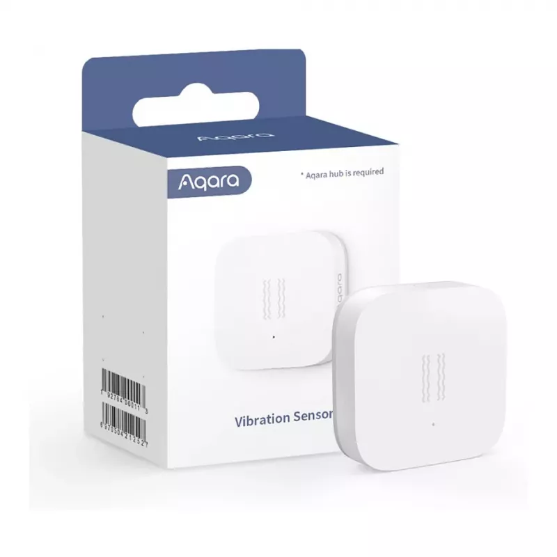 Aqara Vibration Sensor - Detector inteligente de vibración/inclinación/caída Zigbee 3.0, blanco