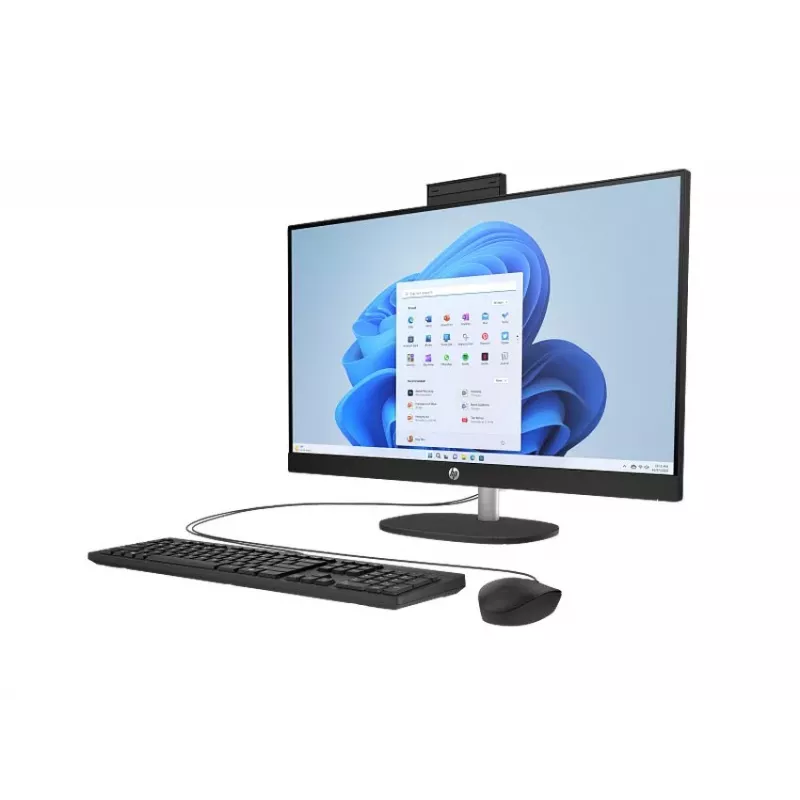 HP All-in-One 27-cr0912nc ordenador de sobremesa, Intel Core i5-1334U, 16 GB RAM, 512 GB SSD, pantalla Full HD IPS de 27 pulgadas, Windows 11 Home, blanco (reacondicionado)