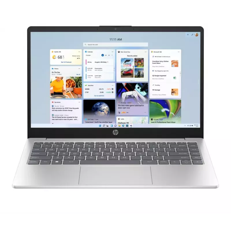 HP Portátil 14-em0021ne, AMD Ryzen 5 7520U, 8GB RAM, 256GB SSD, 14,0 pulgadas FHD, Natural Silver, Windows 11 Home (reacondicionado)
