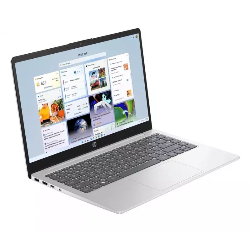 HP Portátil 14-em0021ne, AMD Ryzen 5 7520U, 8GB RAM, 256GB SSD, 14,0 pulgadas FHD, Natural Silver, Windows 11 Home (reacondicionado)