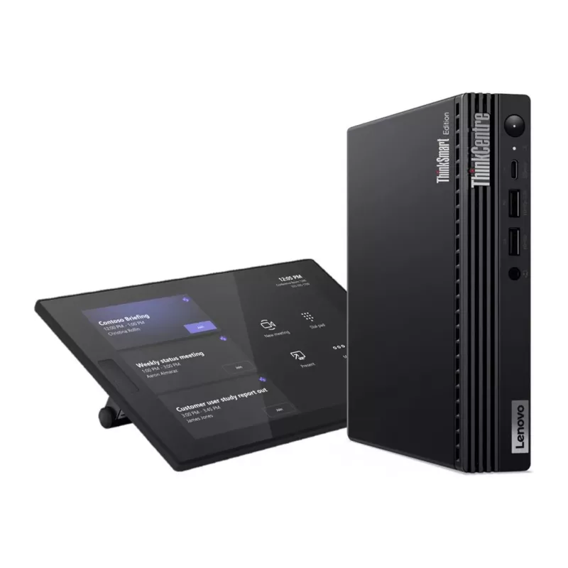 Lenovo ThinkSmart Tiny Kit 12XH000BMT kit de videoconferencia, Intel Core i3-13100T, 16GB DDR4, 256GB SSD, ThinkSmart Controller, Windows 11 IoT Enterprise