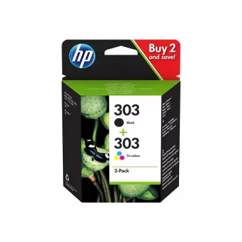 HP 303 Negro/Tricolor Cartucho de tinta original pack de 2