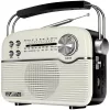 SVEN SRP-500 Altavoz Bluetooth portátil, Blanco (3W, radio FM/AM/SW, USB, microSD, AUX, batería)
