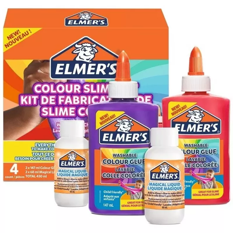 ELMER'S Elmers Kit de slime DIY de colores opaco