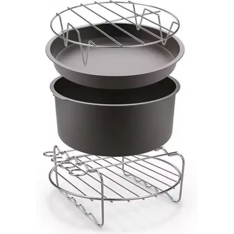 TEFAL Easy Fry set de accesorios para modelos de freidora de aire OBH Nordica XXL - bandeja de horno, soporte para brochetas, 5 brochetas