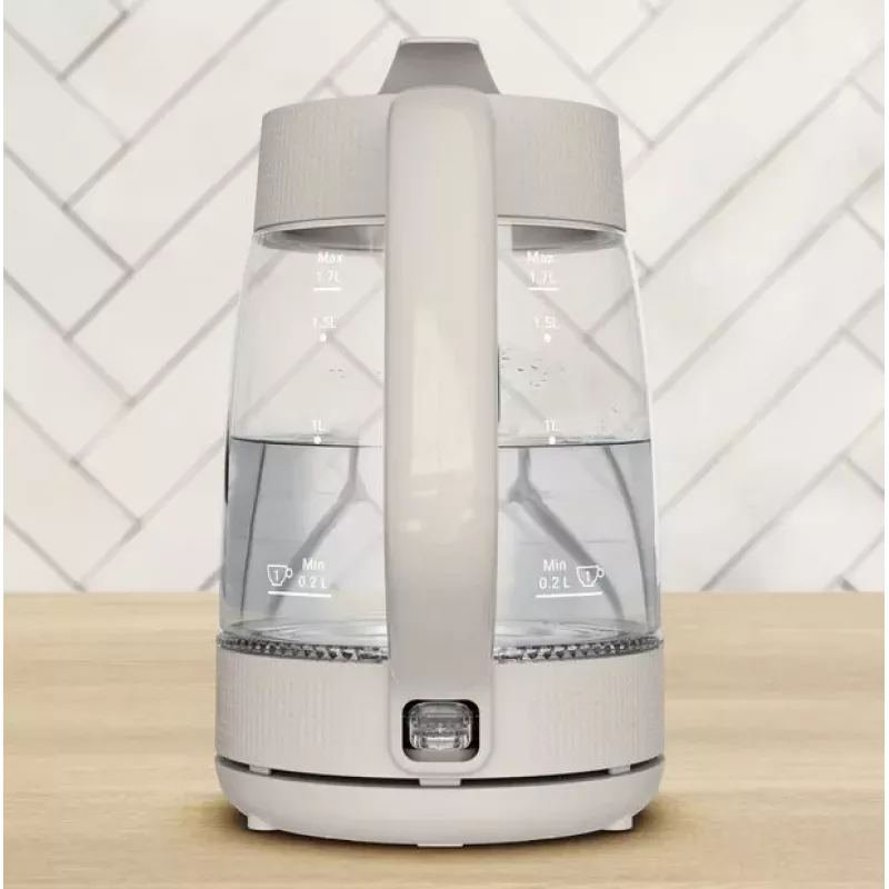 Tefal Morning Glass Kettle KO2G0BE0 1,7L 2200W Transparente/Negro