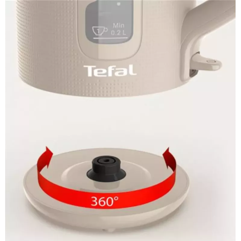 Tefal KO2M0B10 Hervidor Morning, Beige, 1,7L, 2400W