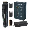 Rowenta Recortadora de barba TN3804E0 Virtuo inalámbrica 39 niveles de longitud Negra/Azul