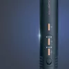 Rowenta Air Brush 3D UB9720E0 Cepillo moldeador de aire caliente, Azul oscuro/Cobre