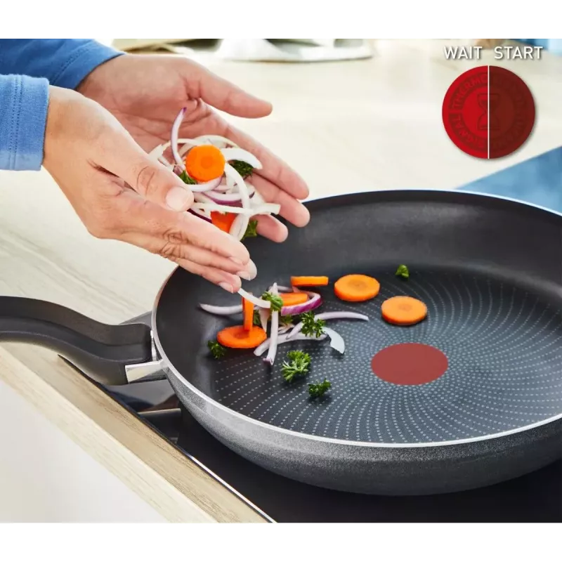Tefal So Light Sartén 22 cm Inducción Titan Antiadherente Negro