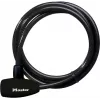 Master Lock 8154EURD Candado de cable con llave, 1,8 m x 10 mm, Negro