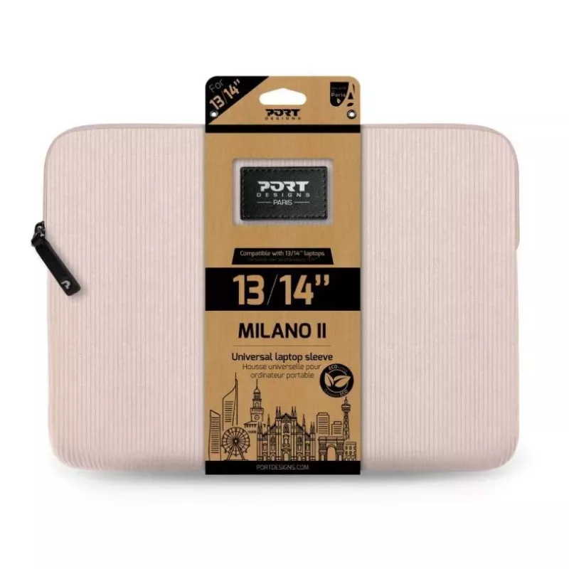 PORT DESIGNS Milano II Eco Funda 13/14 Rosa claro