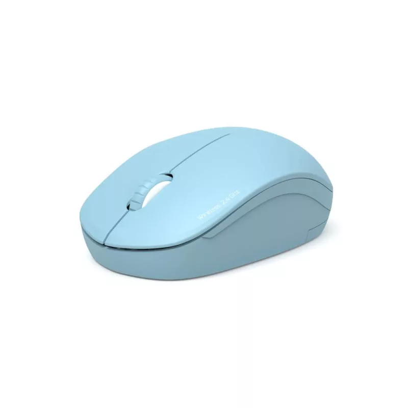 PORT CONNECT Mouse Collection II Inalámbrico 2,4 GHz Azul pastel