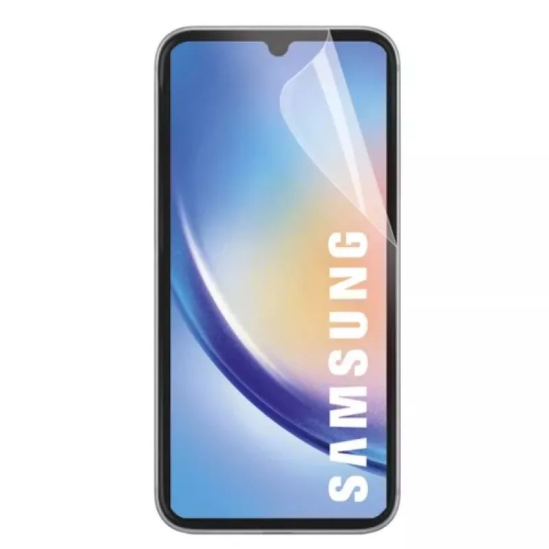 MOBILIS Lámina protectora de pantalla Anti-Shock IK06 - Transparente para Samsung Galaxy A34 5G