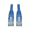 Tripp 3ft Cable de conexión Cat6 Gigabit Snagless Molded RJ45 M/M Azul
