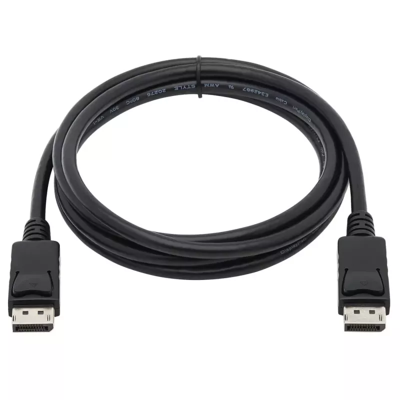 EATON Tripp Lite Series Cable DisplayPort con conectores de bloqueo, 4K 60 Hz (M/M), Negro, 10 ft. (3,05 m)