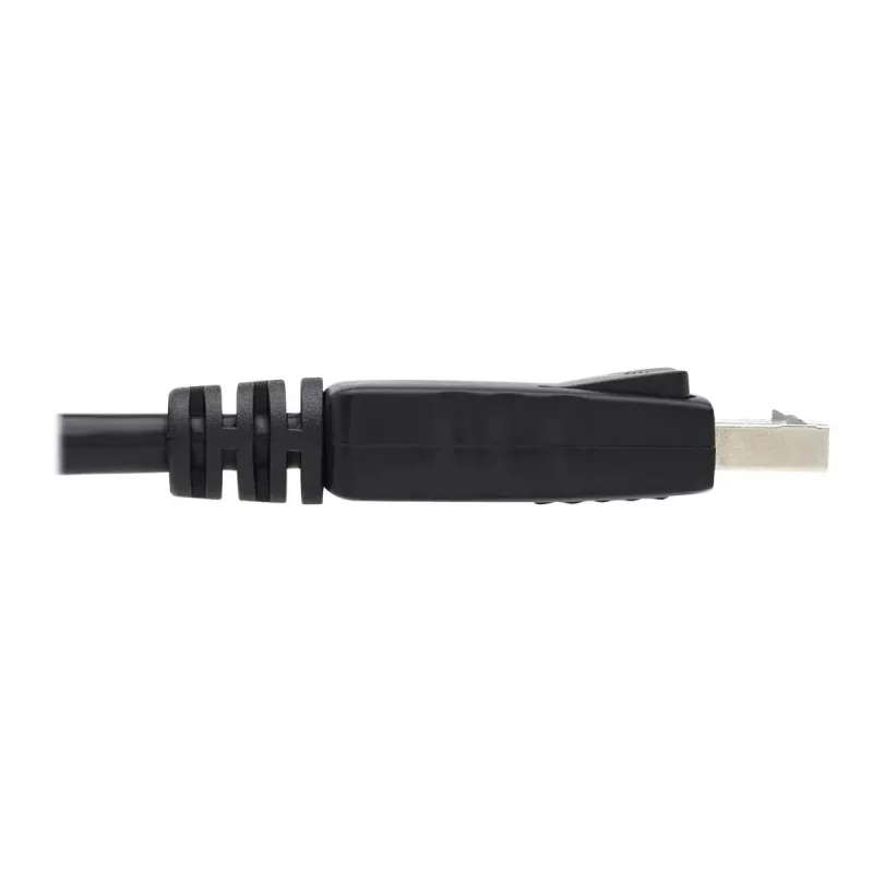 EATON Tripp Lite Series Cable DisplayPort con conectores de bloqueo, 4K 60 Hz (M/M), Negro, 10 ft. (3,05 m)