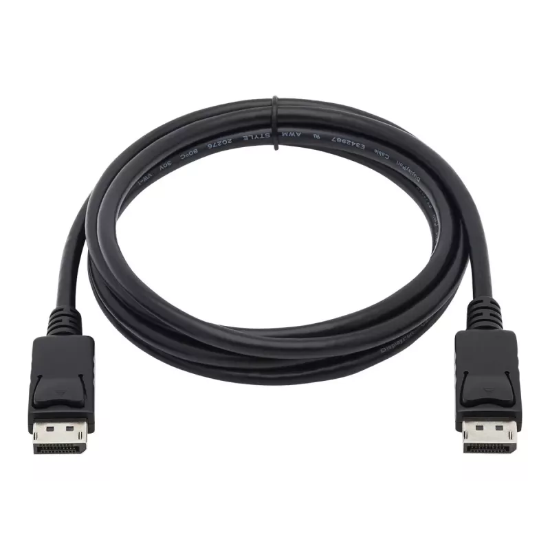 Tripp Lite Series Cable DisplayPort con conectores de bloqueo, 4K 60 Hz (M/M), Negro, 1,8 m