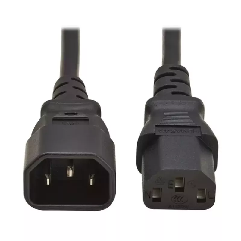 Eaton Tripp Lite Serie Cable de alimentación, IEC 60320 C14 a C13, 0,5 m, Negro