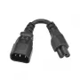 Eaton Tripp Lite Series Cable de alimentación - IEC C14 a IEC C5 - 0,15 m - Negro