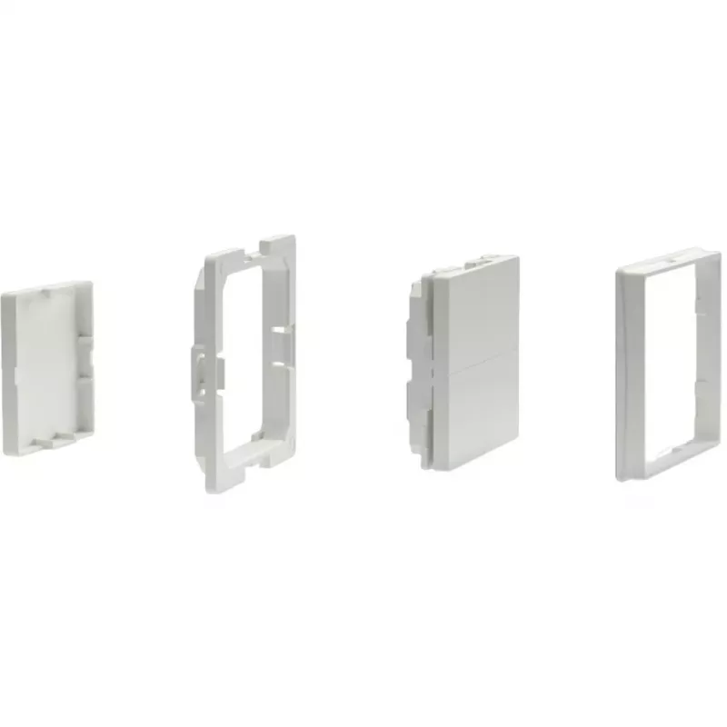 Shelly Plug & Play BLU Wall Switch 4 Adaptador Legrand y Shelly Blanco
