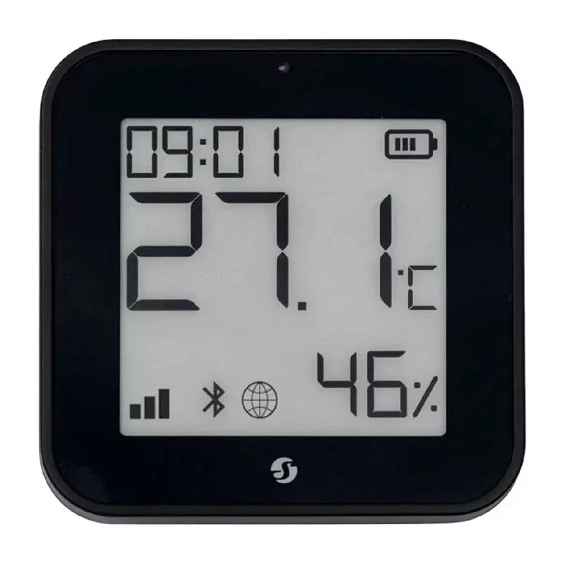 Shelly Sensor de temperatura y humedad ZB Negro