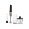 Gorenje HBX1200EB batidora de mano 1200 W con vaso de plástico, 0,8 L, brazo de acero inoxidable, negro