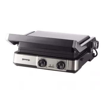 Gorenje GCG2000MT parrilla eléctrica multifunción, placas fijas, negro, 2000 W