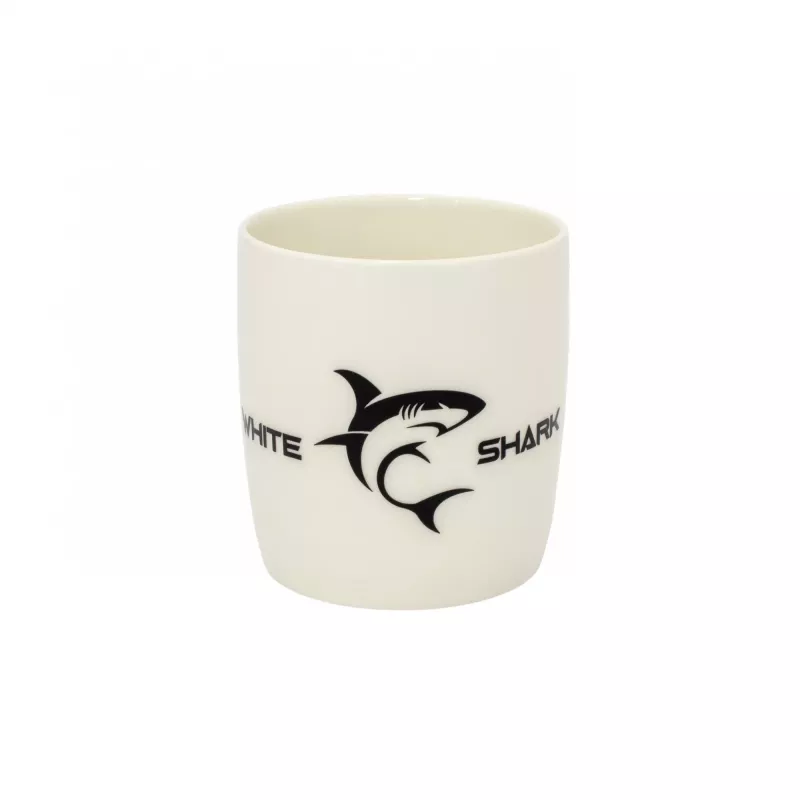 White Shark MUG 370 ml Taza Gaming Negra Cerámica