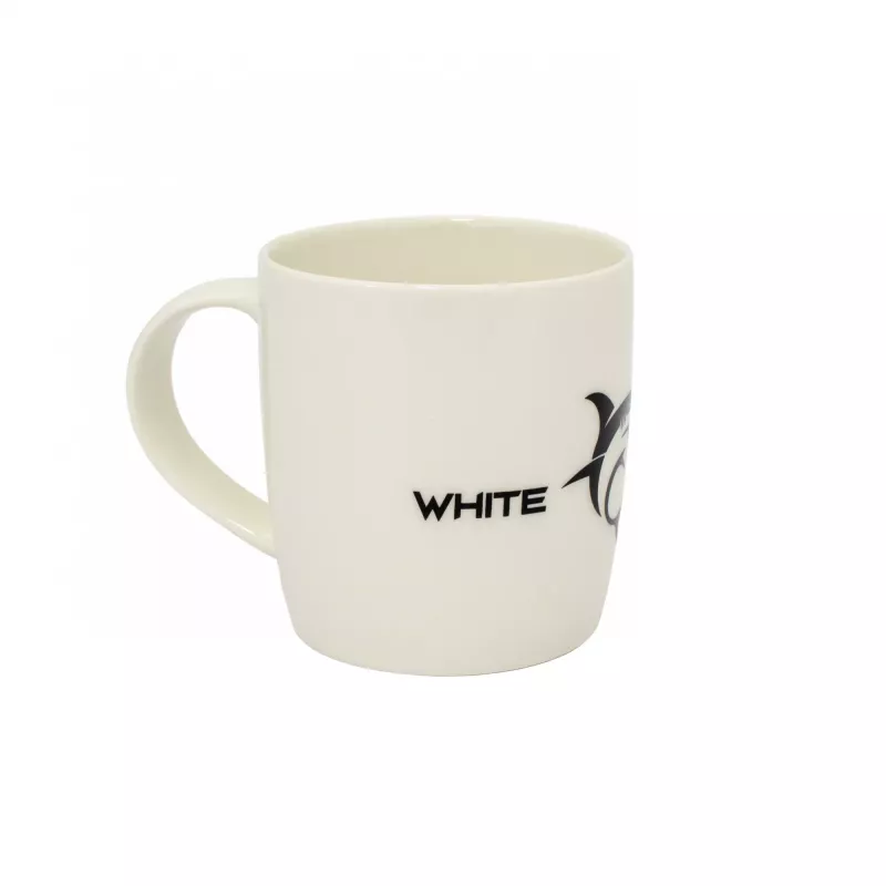 White Shark MUG 370 ml Taza Gaming Negra Cerámica