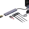SBOX H-999 hub USB-C 7 en 1 Space Gray