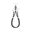 SBOX LANYARD BLACK cable USB-C a USB-C 1,5 m negro