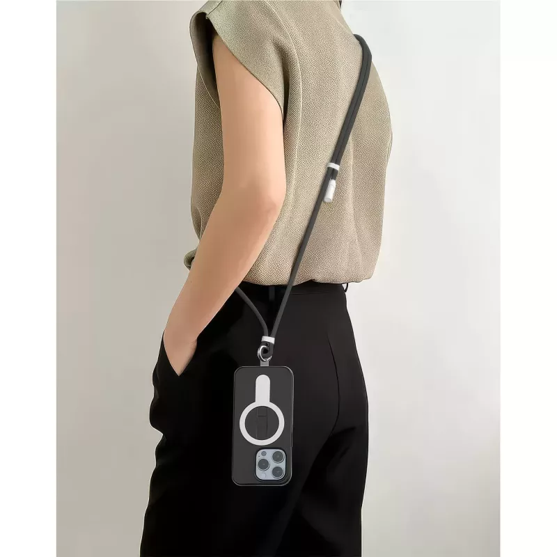 SBOX LANYARD BLACK cable USB-C a USB-C 1,5 m negro