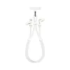 SBOX Lanyard White cable USB-C a USB-C 1,5 m blanco