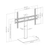 SBOX FS-306 soporte de suelo para TV LED (37-75