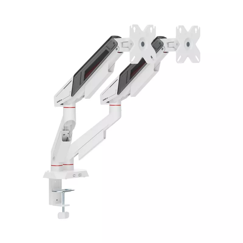 White Shark KHUFU-II GMS-3211 / Soporte de escritorio para 2 monitores