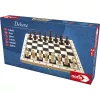SIMBA-DICKIE Deluxe Wooden Chess Set - caja de ajedrez plegable con piezas Staunton ponderadas