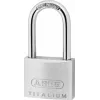 ABUS 64TI/40HB40 KD Candado Titalium, con llave igualada, arco alto, nivel de seguridad 5