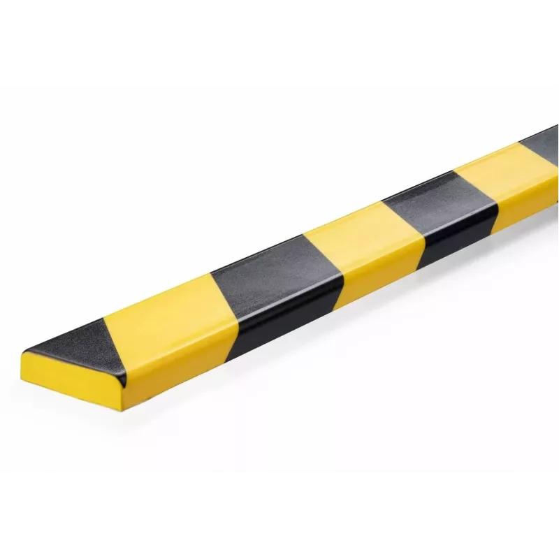 Durable S10 Protector de cables, PVC, negro/amarillo, plano, 1000 mm, 40 mm