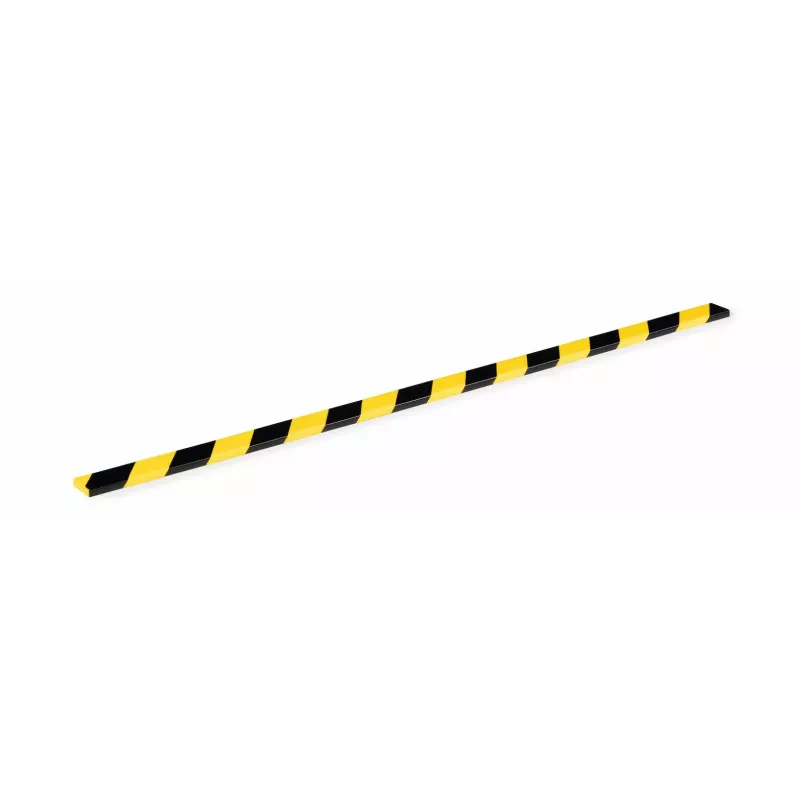 Durable S10 Protector de cables, PVC, negro/amarillo, plano, 1000 mm, 40 mm
