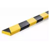 Durable S10 Protector de cables, PVC, negro/amarillo, plano, 1000 mm, 40 mm