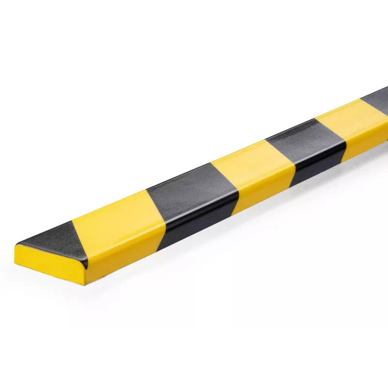 Durable S10 Protector de cables, PVC, negro/amarillo, plano, 1000 mm, 40 mm