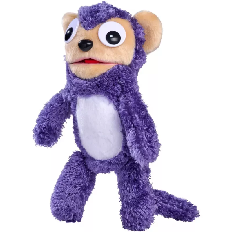 SIMBA ScreamerZ Peluche de mono con chirriador, marrón, 20 cm